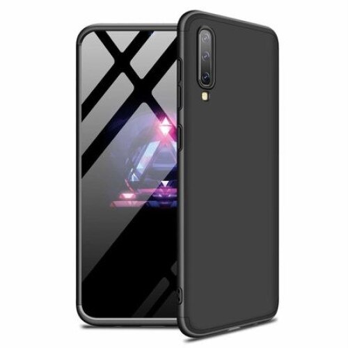 Husa Samsung Galaxy A50 Flippy® Full Cover 360, Negru + Folie de protectie