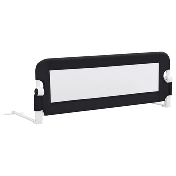 Bariera de protectie pat copii, vidaXL, Tesatura, 120 x 42 cm, Gri Bariera de protectie pat copii, vidaXL, Tesatura, 120 x 42 cm, Gri