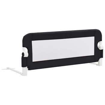 Bariera de protectie pat copii, vidaXL, Tesatura, 102 x 42 cm, Gri Bariera de protectie pat copii, vidaXL, Tesatura, 102 x 42 cm, Gri