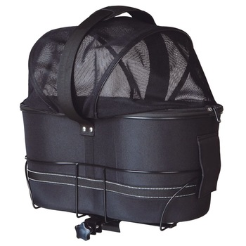 Geanta de bicicleta pentru transport caini, TRIXIE, Negru, 29 x 42 x 48 cm Geanta de bicicleta pentru transport caini, TRIXIE, Negru, 29 x 42 x 48 cm