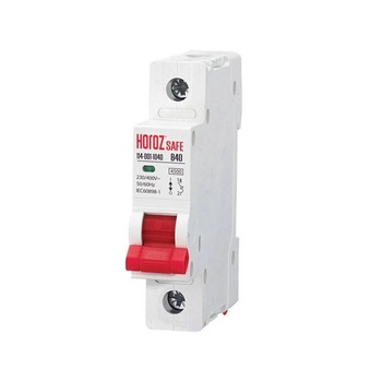 Siguranta automata Horoz MCB 16A, 1 Pol, curba declansare B, curent rupere 4.5kA Siguranta automata Horoz MCB 16A, 1 Pol, curba declansare B, curent rupere 4.5kA