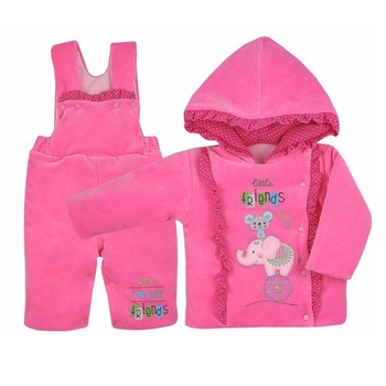 Compleu 2 piese iarna pentru fete Koala Circus 04-510, Roz, 62 cm Compleu 2 piese iarna pentru fete Koala Circus 04-510, Roz, 62 cm