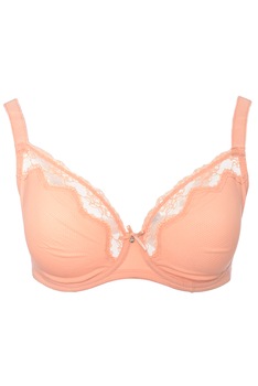 Sutien confortabil, Passion 1750, fara burete, Roz somon Sutien confortabil, Passion 1750, fara burete, Roz somon