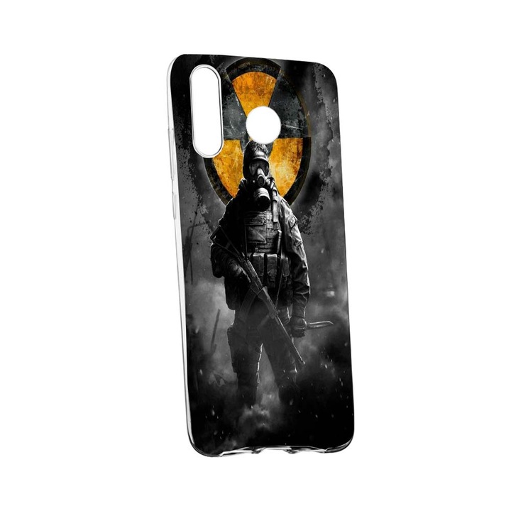 Husa de protectie Chernobyl pentru Samsung Galaxy A40, rezistenta la uzura, anti-alunecare, din silicon Premium, 277