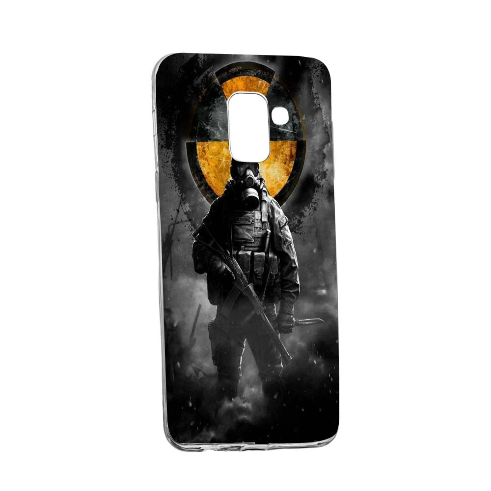 Husa de protectie Chernobyl pentru Samsung Galaxy Galaxy A6 Plus / J8 2018, rezistenta la uzura, anti-alunecare, din silicon Premium, 277