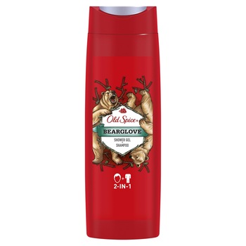 Gel de dus Old Spice 2 in 1 Bearglove , 250 ml Gel de dus Old Spice 2 in 1 Bearglove , 250 ml