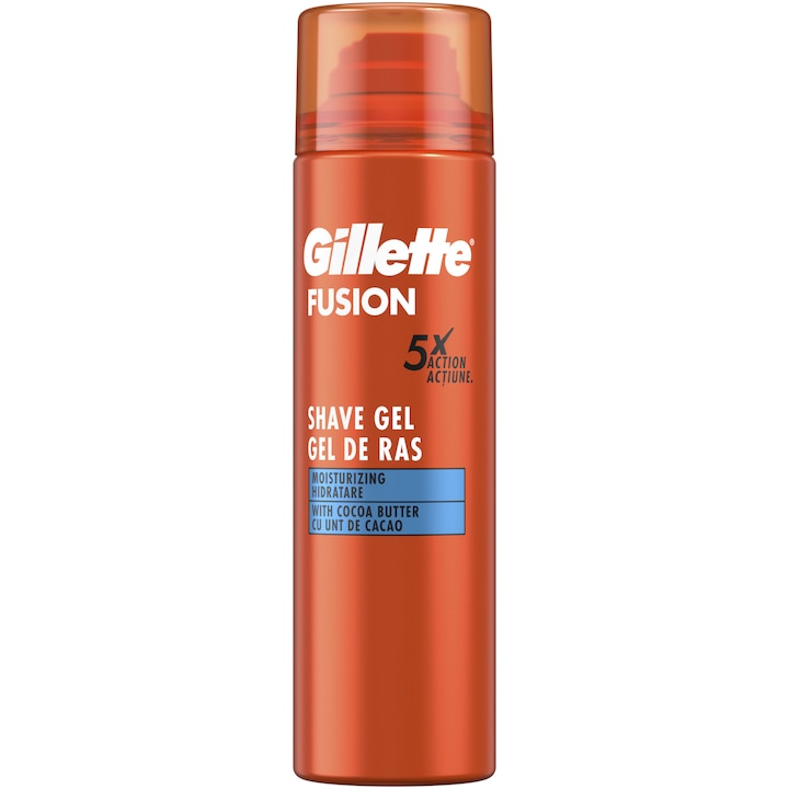 Gel de ras Gillette Fusion Ultra Moisturizing, 200 ml