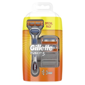 Aparat de ras Gillette Fusion Manual + 2 rezerve Aparat de ras Gillette Fusion Manual + 2 rezerve