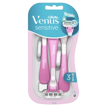 Aparat de ras de unica folosinta Gillette Venus Sensitive, 3 buc Aparat de ras de unica folosinta Gillette Venus Sensitive, 3 buc