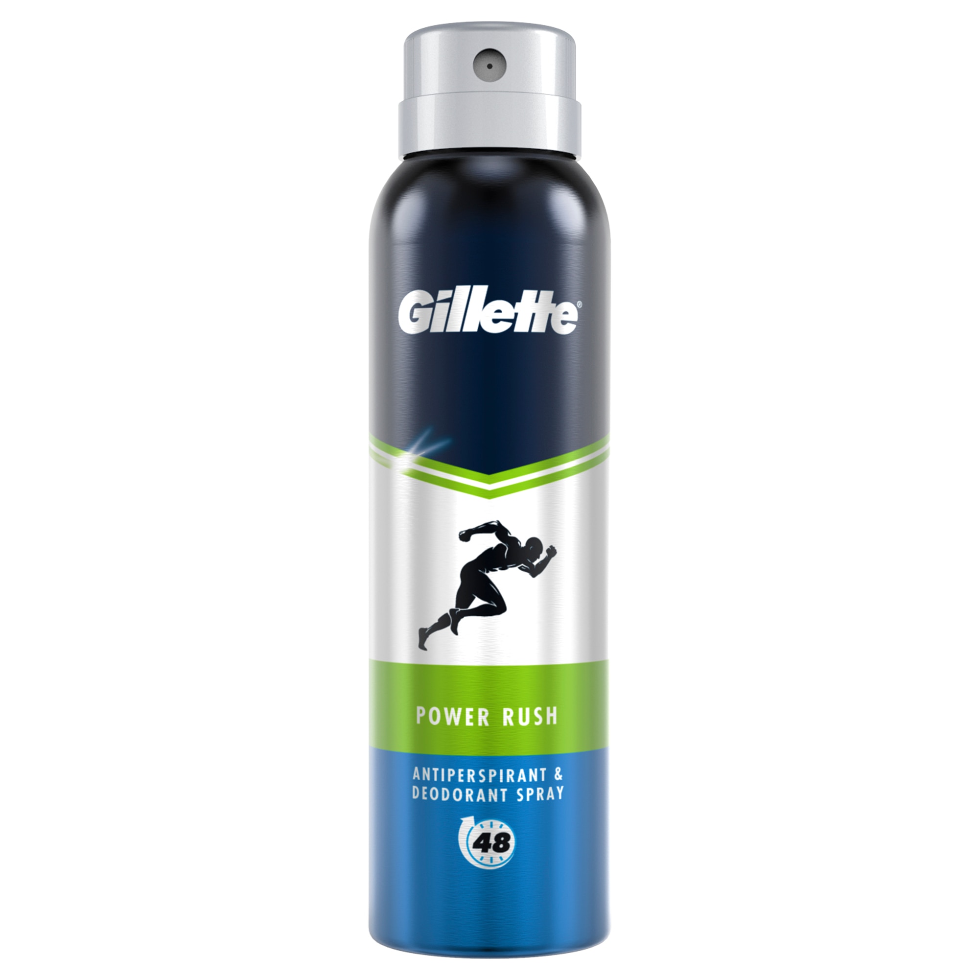 Antiperspirant spray Gillette Power Rush, 150 ml