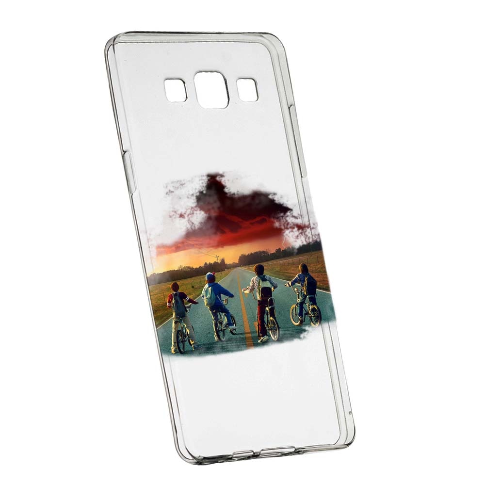 Husa de protectie Stranger Things pentru Samsung Galaxy A3, rezistenta la uzura, anti-alunecare, din silicon Premium, 278