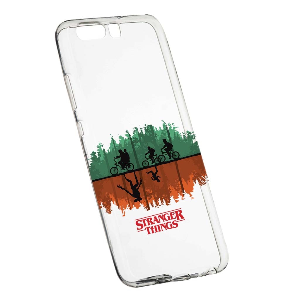Husa de protectie Stranger Things pentru Huawei Y6 2018, rezistenta la uzura, anti-alunecare, din silicon Premium, 279