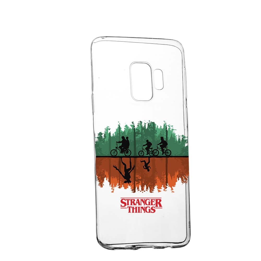 Husa de protectie Stranger Things pentru Samsung Galaxy J4 2018, rezistenta la uzura, anti-alunecare, din silicon Premium, 279