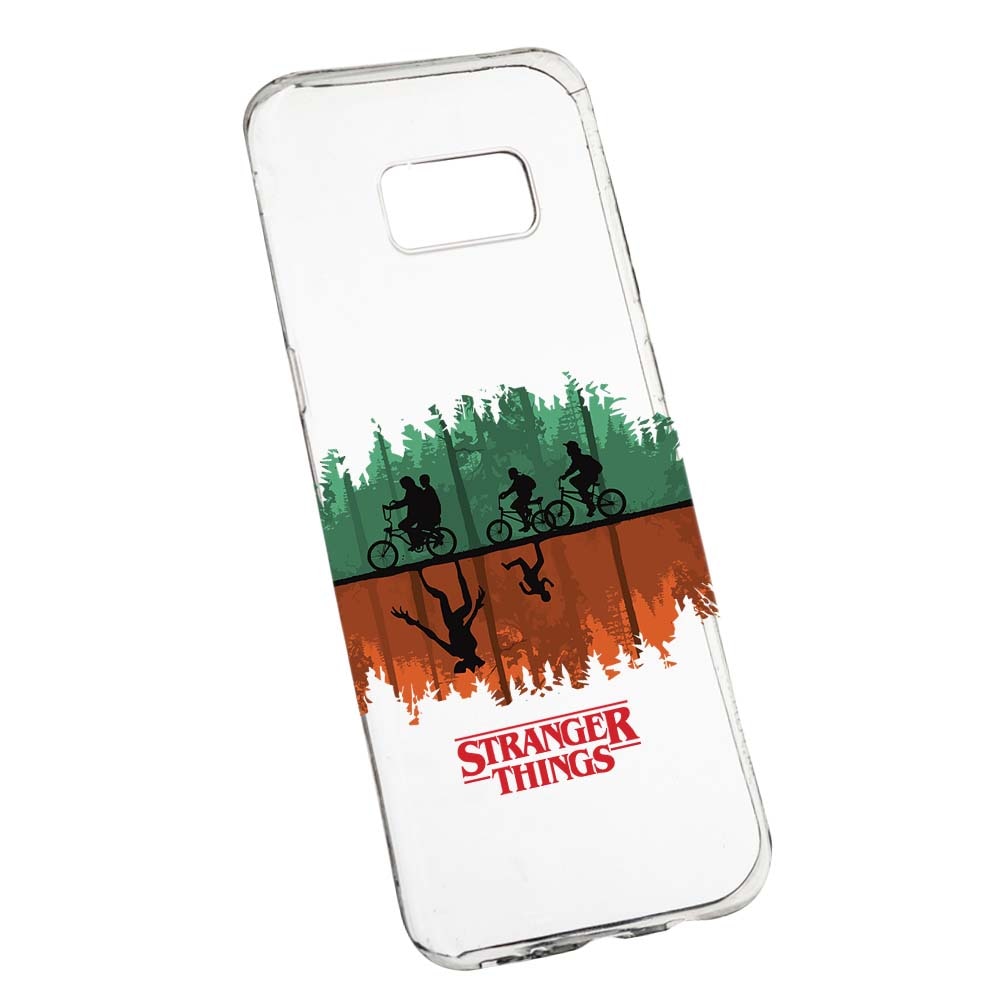 Husa de protectie Stranger Things pentru Samsung Galaxy S8, rezistenta la uzura, anti-alunecare, din silicon Premium, 279