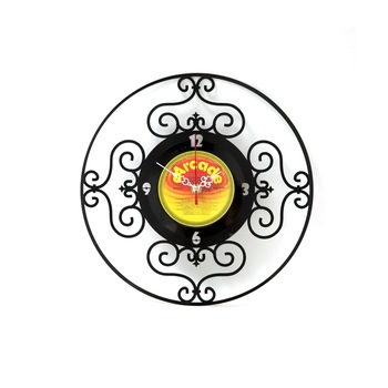 Ceas de perete personalizat din vinil reciclat, Vinilistic, Kosmic, Minimalist, Vinyl, Cadou original, 30 cm Ceas de perete personalizat din vinil reciclat, Vinilistic, Kosmic, Minimalist, Vinyl, Cadou original, 30 cm