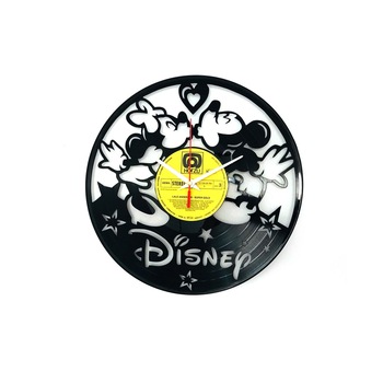 Ceas de perete personalizat din vinil reciclat, Vinilistic, Disney, Mickey Mouse, Minnie, Vinyl, Cadou original, Kids 30 cm Ceas de perete personalizat din vinil reciclat, Vinilistic, Disney, Mickey Mouse, Minnie, Vinyl, Cadou original, Kids 30 cm