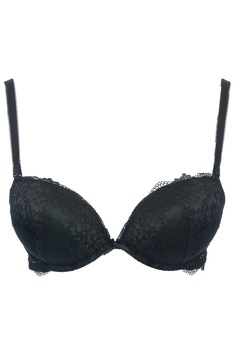Sutien cu efect super push-up, cupa plina cu aer si gel, dantela , Intimamoda 2468, Negru Sutien cu efect super push-up, cupa plina cu aer si gel, dantela , Intimamoda 2468, Negru
