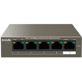 Switch PoE Tenda TEF1105P-4-63W, 4PorturiPoE Switch PoE Tenda TEF1105P-4-63W, 4PorturiPoE