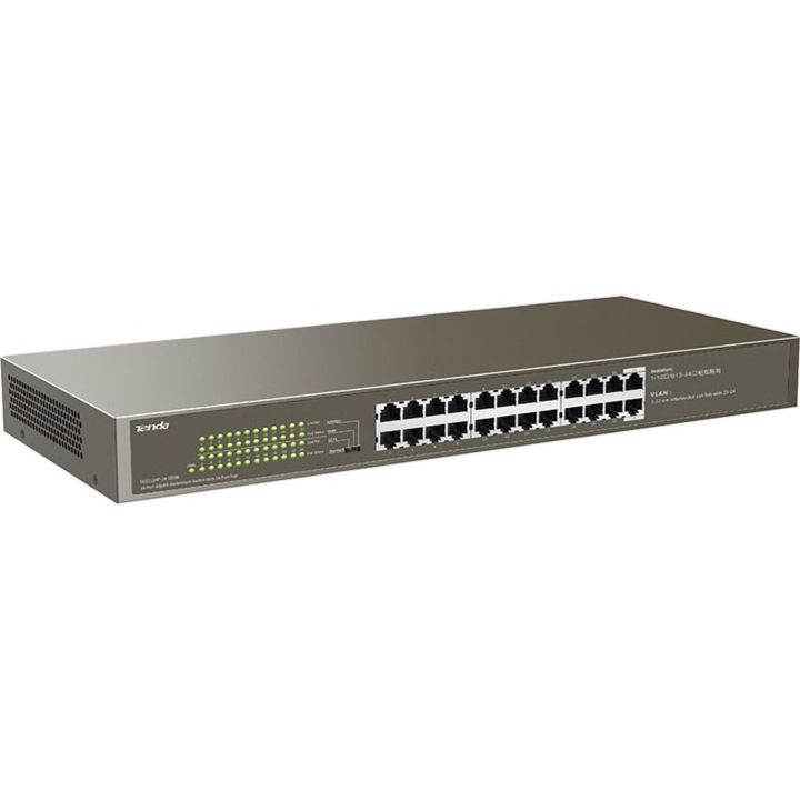 Tenda TEG1124P-24-250W Switch, 24 port PoE 10/100/1000Mbps