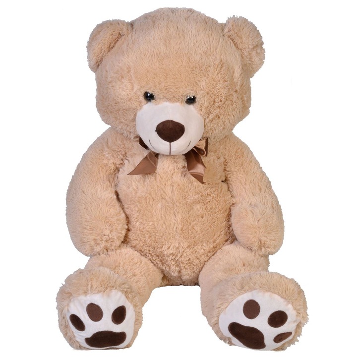 Jucarie de plus, model urs asezat, 1 m, bej
