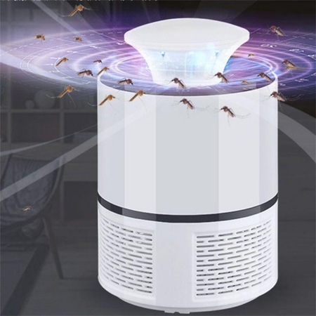 Lampa Led Anti-Insecte Electrica pentru Tantari, Techstar® 5W Alb, Interior/Exterior cu USB