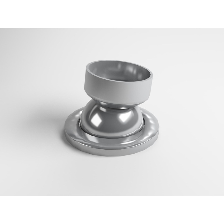 Стенен фланец PNS Parapeti ф50 раздвижен - Алуминии - Стандартна елуксация