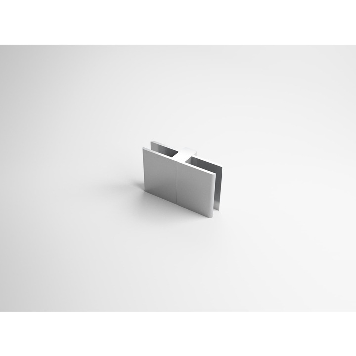 Стъклодържач PNS Parapeti пред колона двоен - Алуминии - Стандартна елуксация