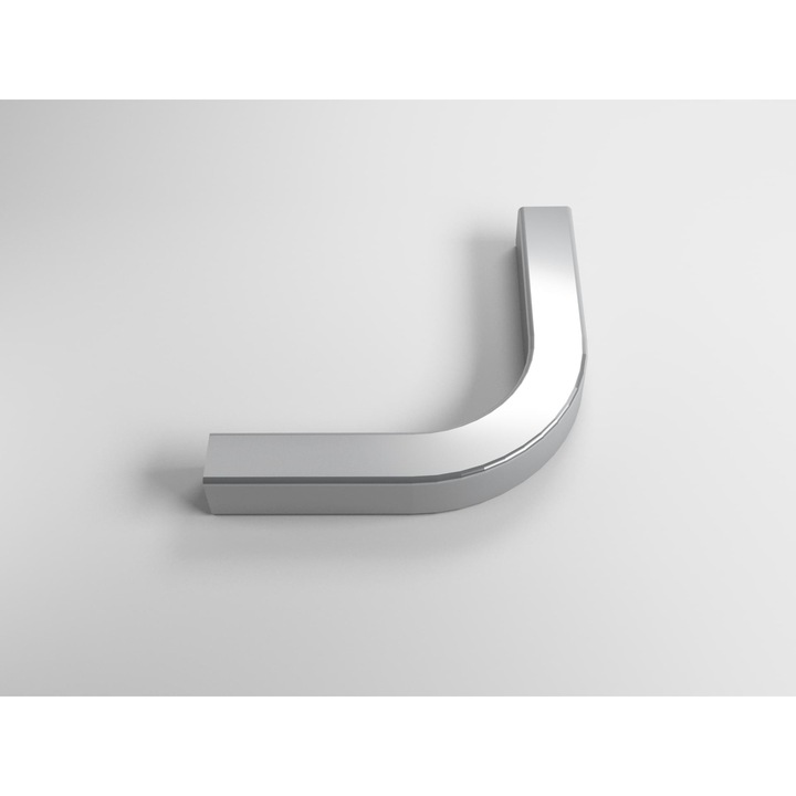 Коляно PNS Parapeti 14х14мм, 90 градуса - Алуминии - Стандартна елуксация