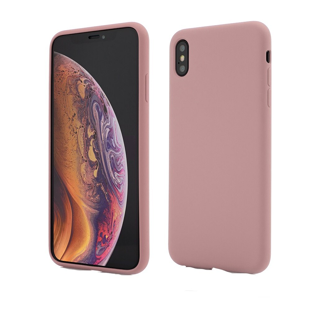 Husa iPhone XR Clip-On Soft Touch Silk Vetter Pink