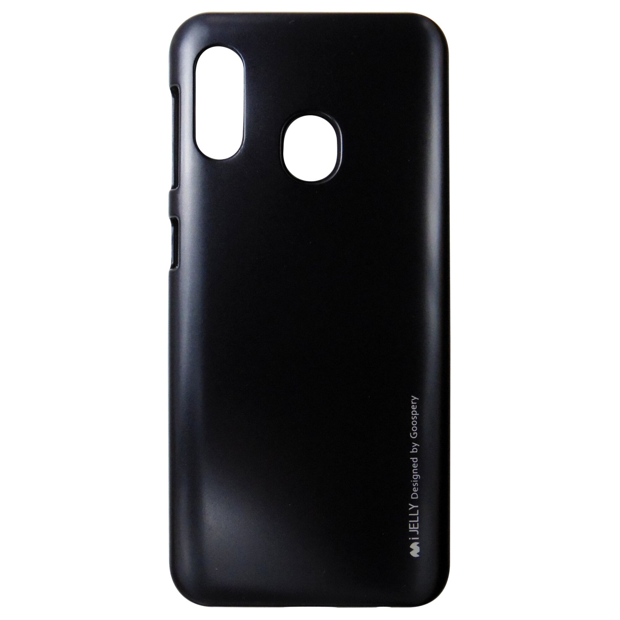 Husa silicon Mercury Goospery i-Jelly negru metalic pentru Samsung Galaxy A20e (SM-A202F)