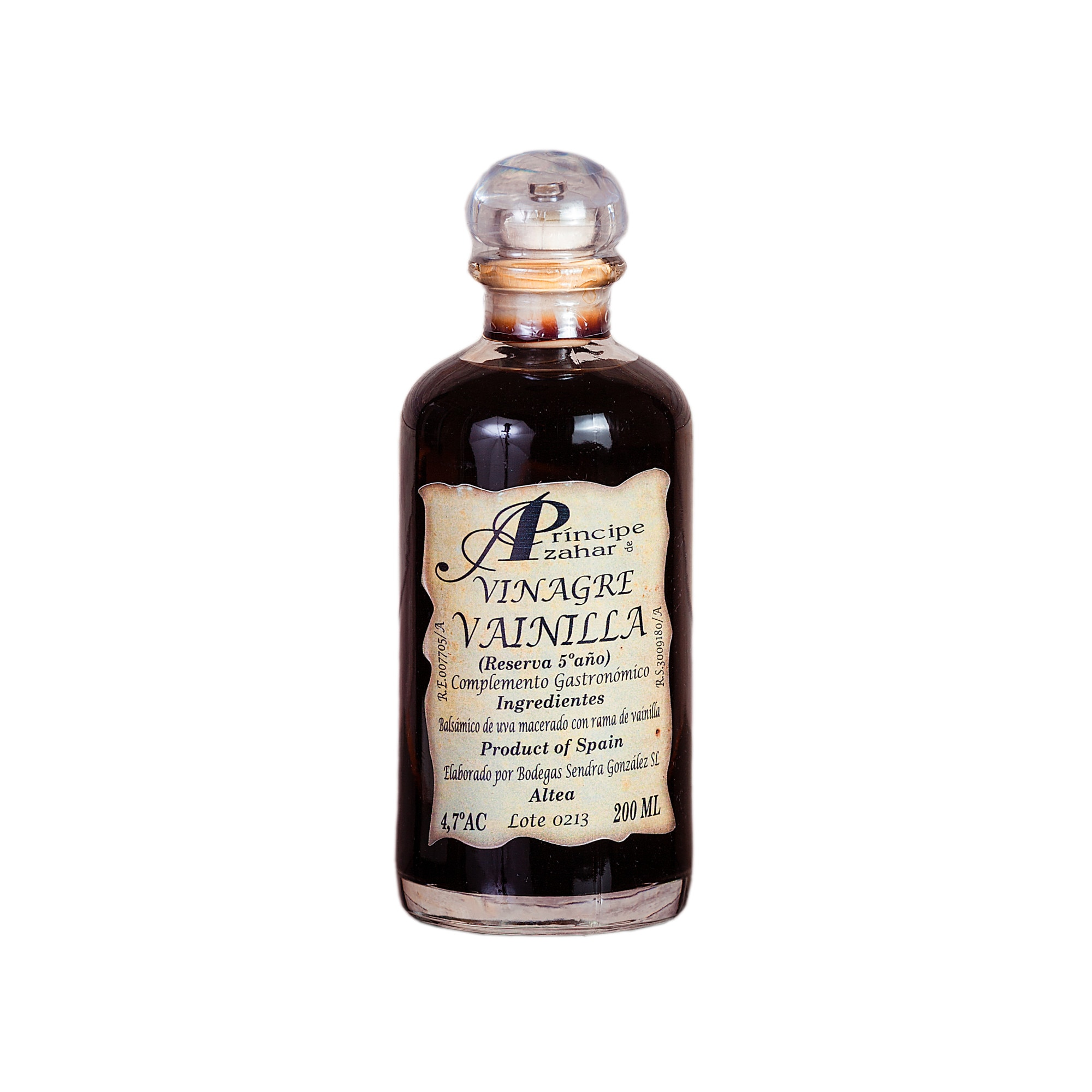 Otet balsamic natural de vanilie, Principe de Azahar Spania, 200ml