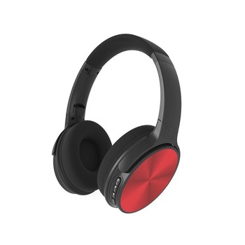 Casti wireless cu bluetooth, V-TAC, rotative, 500mAh, rosii Casti wireless cu bluetooth, V-TAC, rotative, 500mAh, rosii