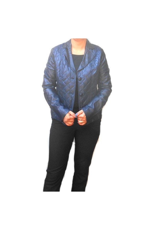 Jacheta dama Inkastyl bleumarin marime L