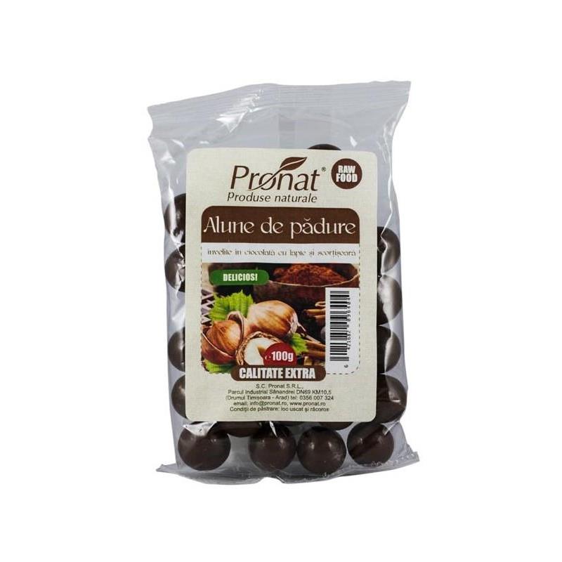 Alune de Padure Invelite in Ciocolata Pronat 100gr