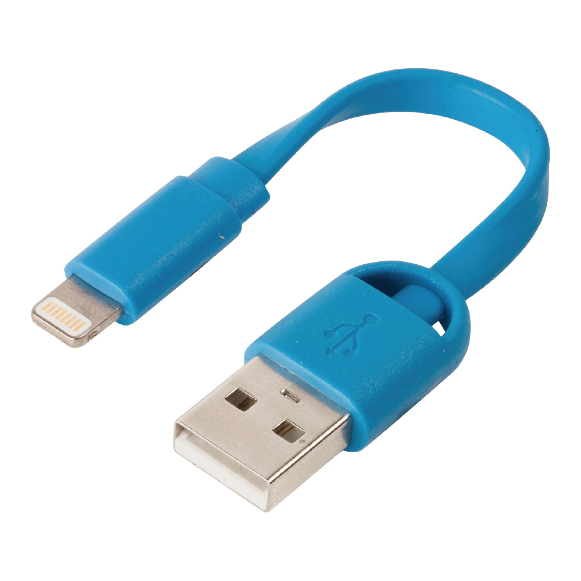 Cablu de incarcare si sincronizare USB A tata - 8p Lightning tata 0.1m albastru Sweex