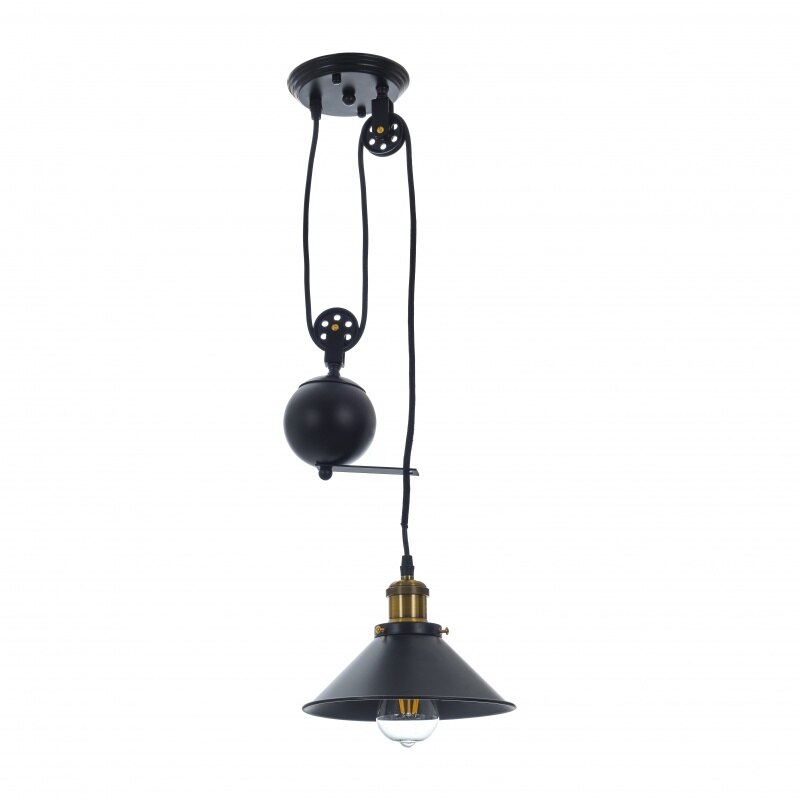 Pendul EL 1860/1, Negru, 1XE27 8W LED