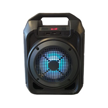 Boxa Portabila Cu Bluetooth , Lumini LED , Cititor USB , Card , Negru Boxa Portabila Cu Bluetooth , Lumini LED , Cititor USB , Card , Negru