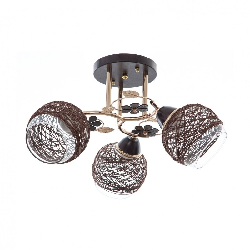 Lustra EL 1140/3 GD, maro