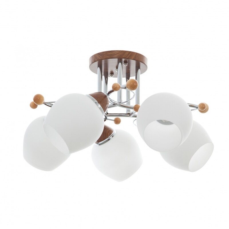 Lustra EL 1142/5 CH, crom