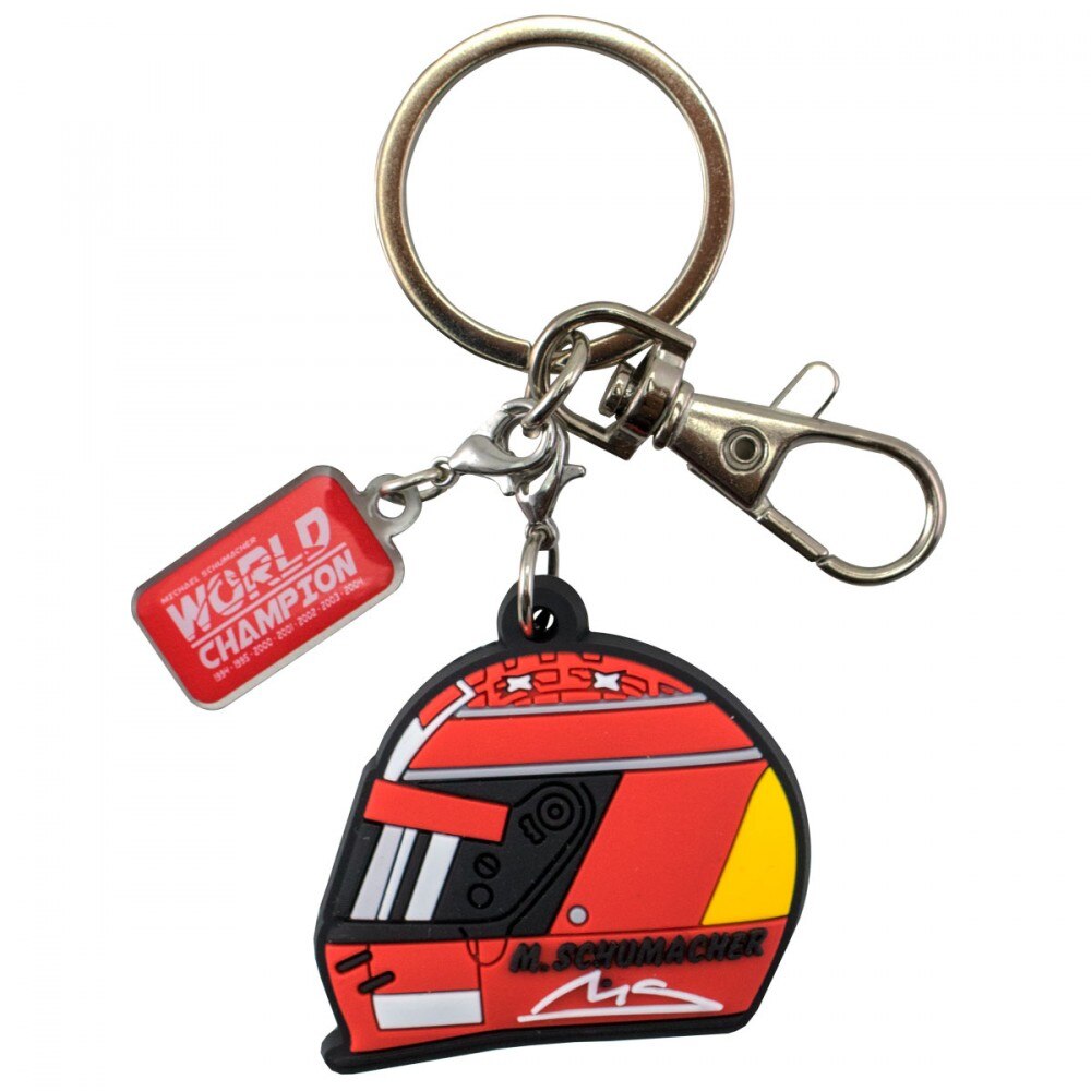 M*a様 Schumacher シュマッカー Mission FT(おまけ中古ボ Breloc, Michael Schumacher Helmet 2000, Unisex, Rosu, O marime