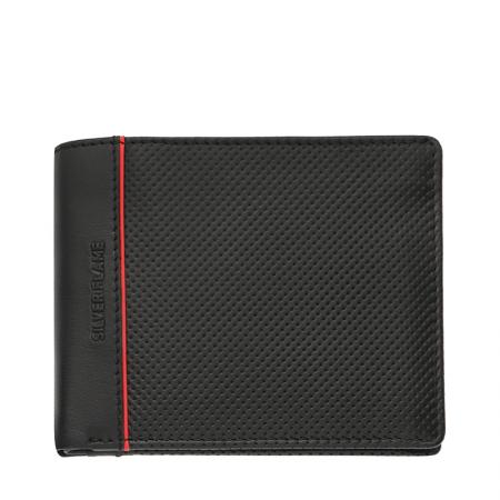 Portofel Silver Flame, SFT0509, Negru, Piele autentica