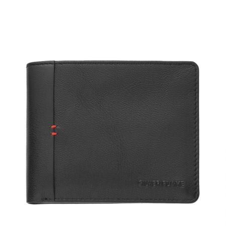 Portofel Silver Flame, SFT0612, Negru, Piele autentica
