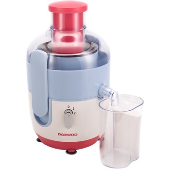 Storcator de fructe si legume Daewoo DPS300, 700W, 2 viteze, 1.2L, Alb/Rosu Storcator de fructe si legume Daewoo DPS300, 700W, 2 viteze, 1.2L, Alb/Rosu