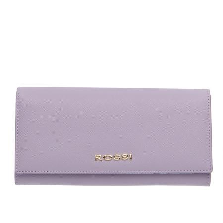 Portofel Rossi, RSC0200, Violet, Piele autentica