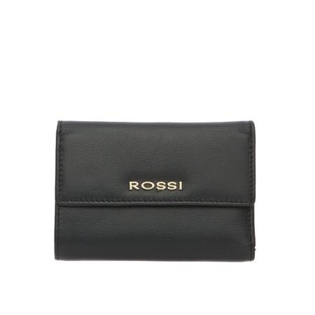 Portofel Rossi, RST12203, Negru, Piele autentica