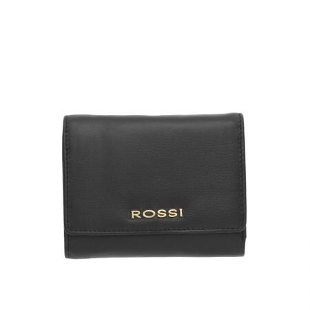Portofel Rossi, RST11203, Negru, Piele autentica