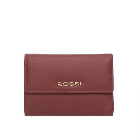 Portofel Rossi, RST12219, Visiniu, Piele autentica