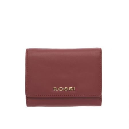 Portofel Rossi, RST11219, Visiniu, Piele autentica
