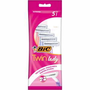 Aparat De Ras Pentru Femei Bic Twin Lady 2 Lame Pachet Standard