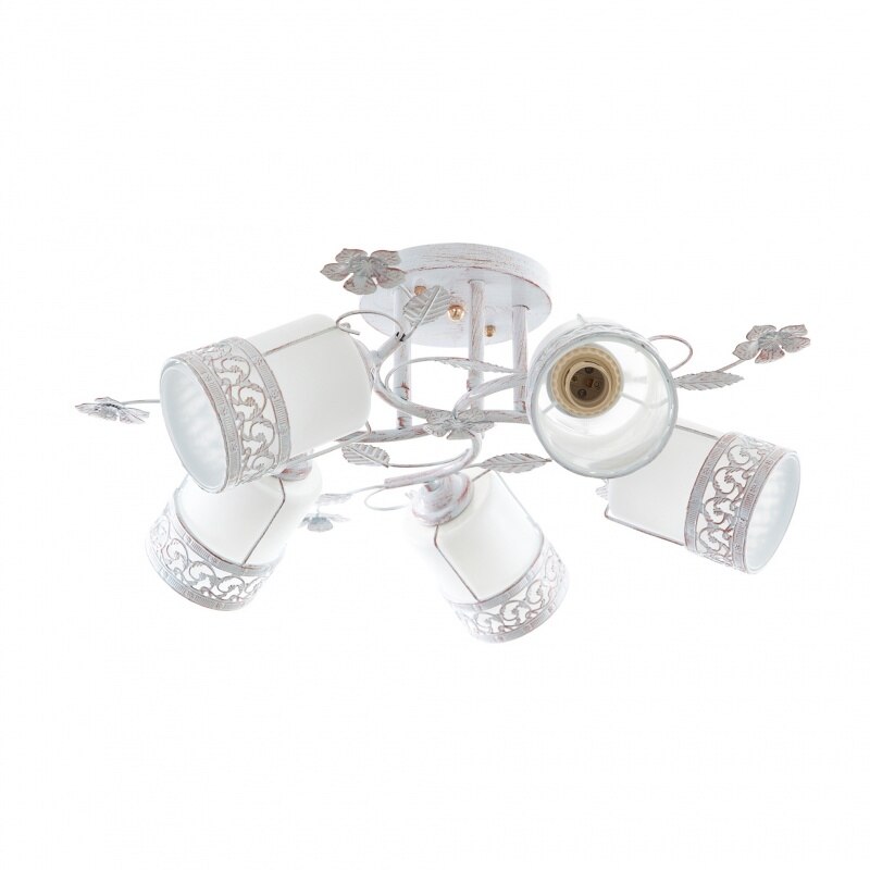 Lustra EL 1178/5 CH, alb